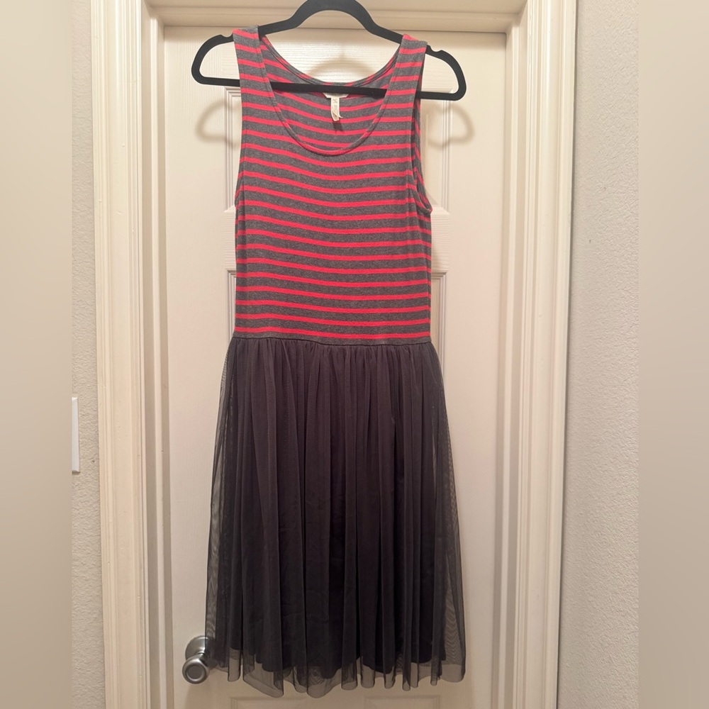 EUC Matilda Jane Tulle Sleeveless Dress Size Medium